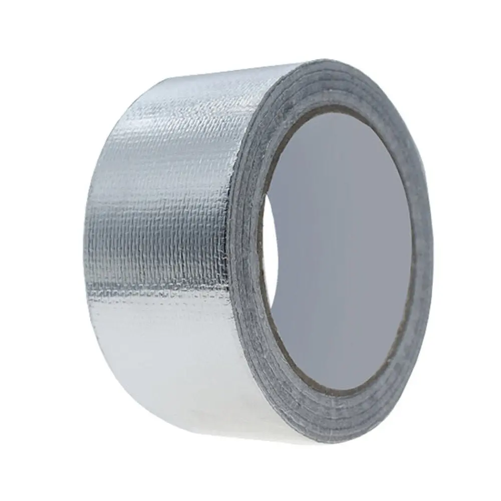 0.15Mm Glass Fiber Cloth Aluminum Foil Tape Air- Conditioning Pipe Waterproof Seam Sealing Tape, 3Cm X 5M, 3Cm X 10M, 3Cm X 20M, 5Cm X 5M, 5Cm X 10M, 5Cm X 20M 1