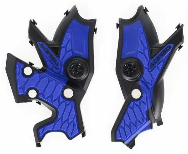 Acerbis X-Grip Frame Guards T7 Tenere 700 19-25 Blk Blue 1