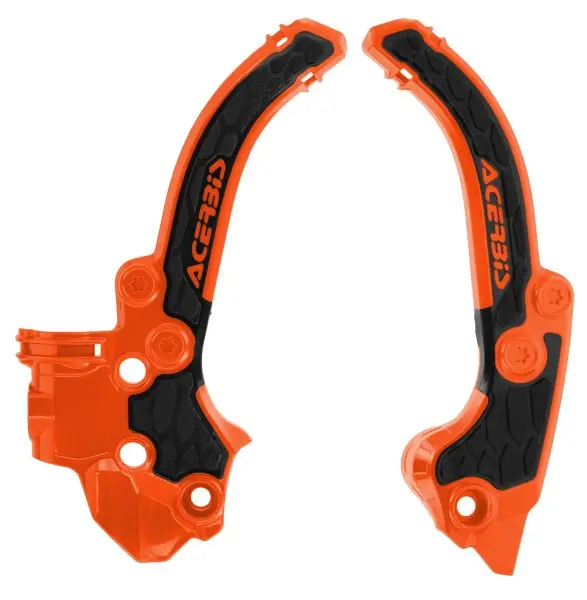 Acerbis X-Grip Frame Guards Ktm Sx 50 24- Orange-Black 1