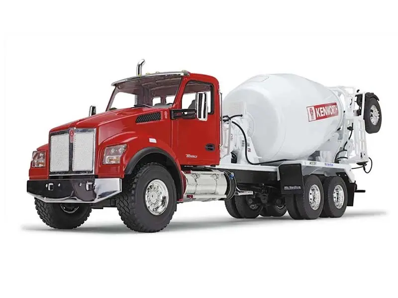 Kenworth T880s W/ Mcneilus Bridgemaster Mixer Diecast 1:34 Scale Model - First Gear 10-4324 1