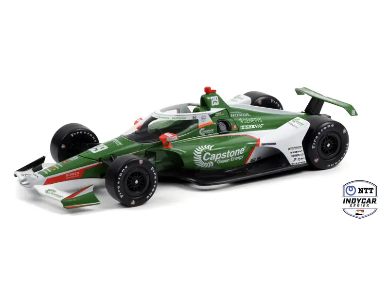 2021 Ntt Indycar Series #29 James Hinchcliffe / Andretti Steinbrenner Autosport, Capstone Turbine 1:18 Diecast Model - Greenlight 11117 1