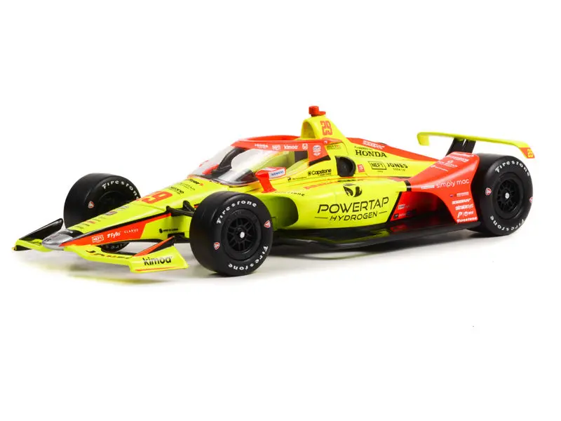 #29 Devlin Defrancesco / Andretti Steinbrenner Autosport Powertap Hydrogren (2022 Ntt Indycar Series) Diecast 1:18 Scale Model - Greenlight 11156 1