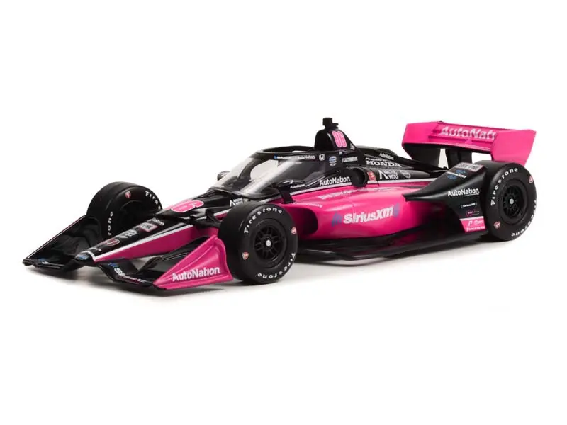 #06 Helio Castroneves / Meyer Shank Racing Autonation & Siriusxm (2022 Ntt Indycar Series) Diecast 1:18 Scale Model - Greenlight 11161 1