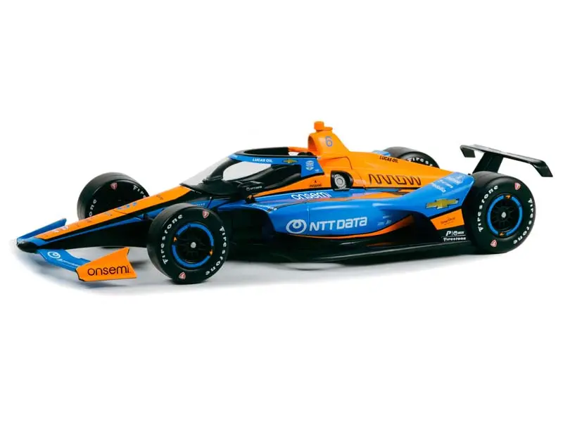 #6 Felix Rosenqvist / Arrow Mclaren Ntt Data (2023 Ntt Indycar Series) Diecast 1:18 Scale Model - Greenlight 11189 1