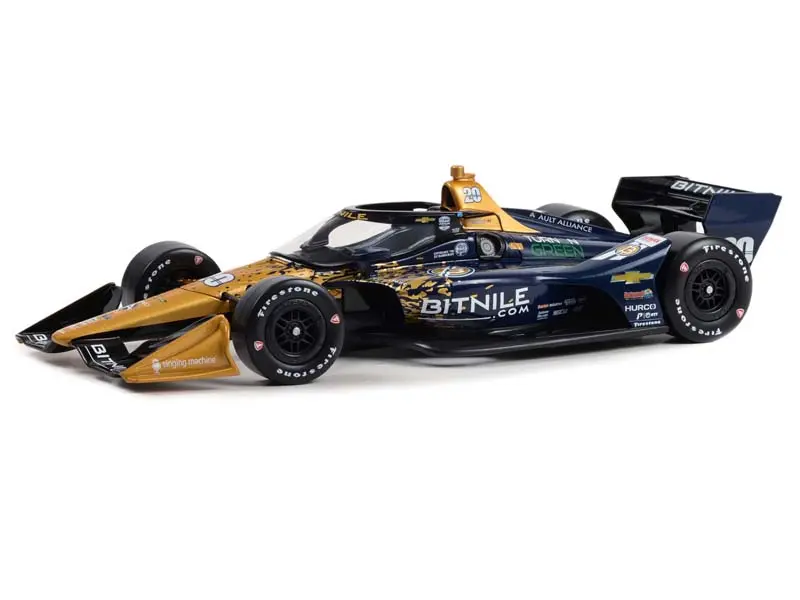 #20 Conor Daly / Ed Carpenter Racing Bitnile (2023 Ntt Indycar Series) Diecast 1:18 Scale Model - Greenlight 11214 1