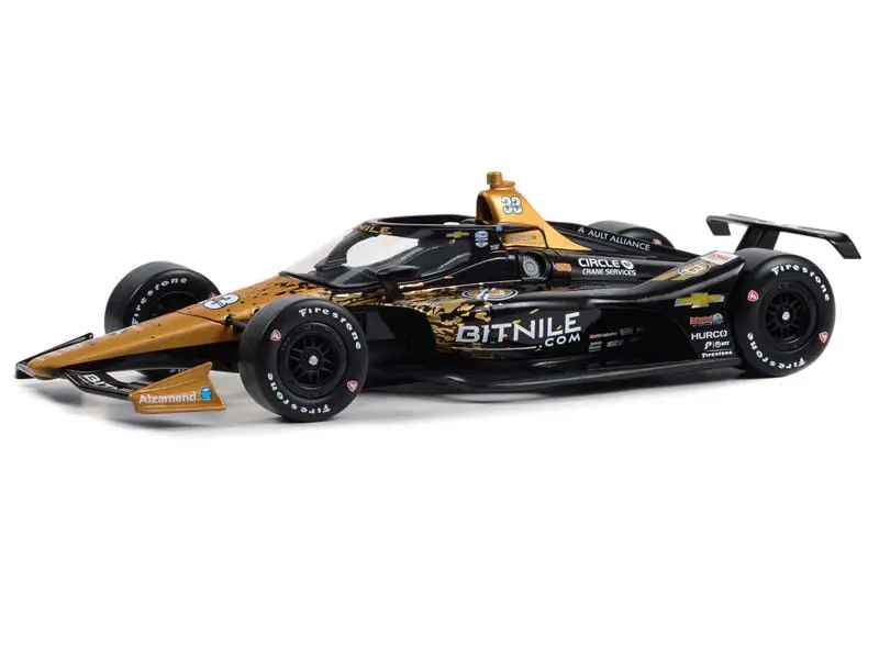 #33 Ed Carpenter / Ed Carpenter Racing Bitnile (2023 Ntt Indycar Series) Diecast 1:18 Scale Model - Greenlight 11216 1