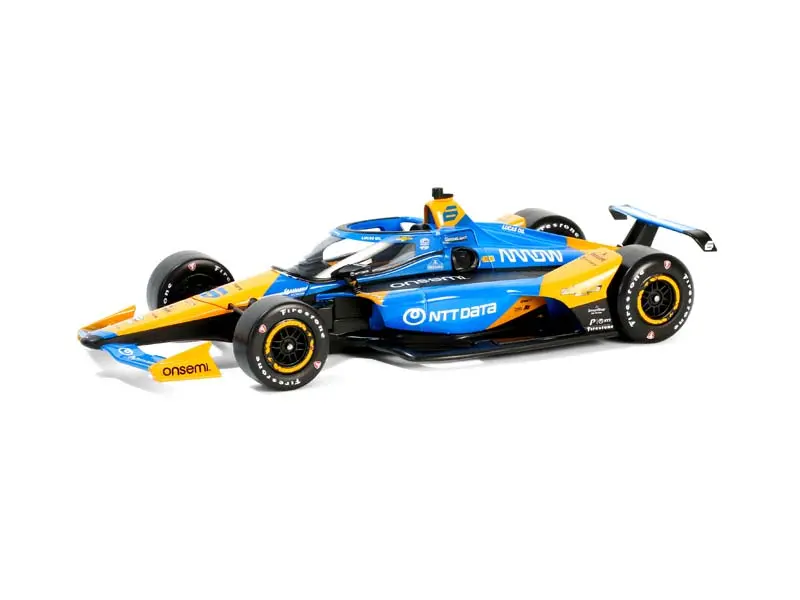 #6 David Malukas / Arrow Mclaren Ntt Data (2024 Ntt Indycar Series) Diecast 1:18 Scale Model - Greenlight 11237 1