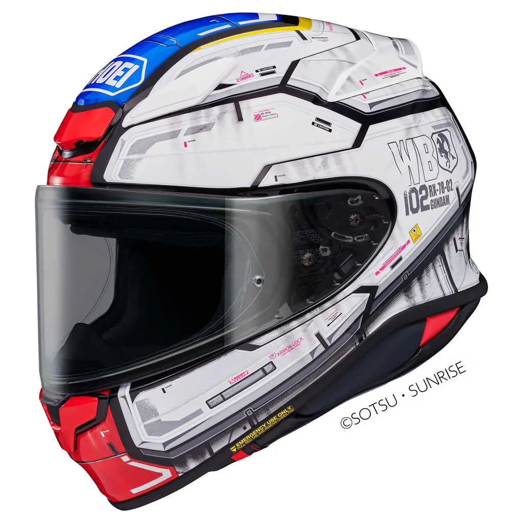 Shoei Nxr2 Rx-78-02 Gundam Helmet - Tc10 1
