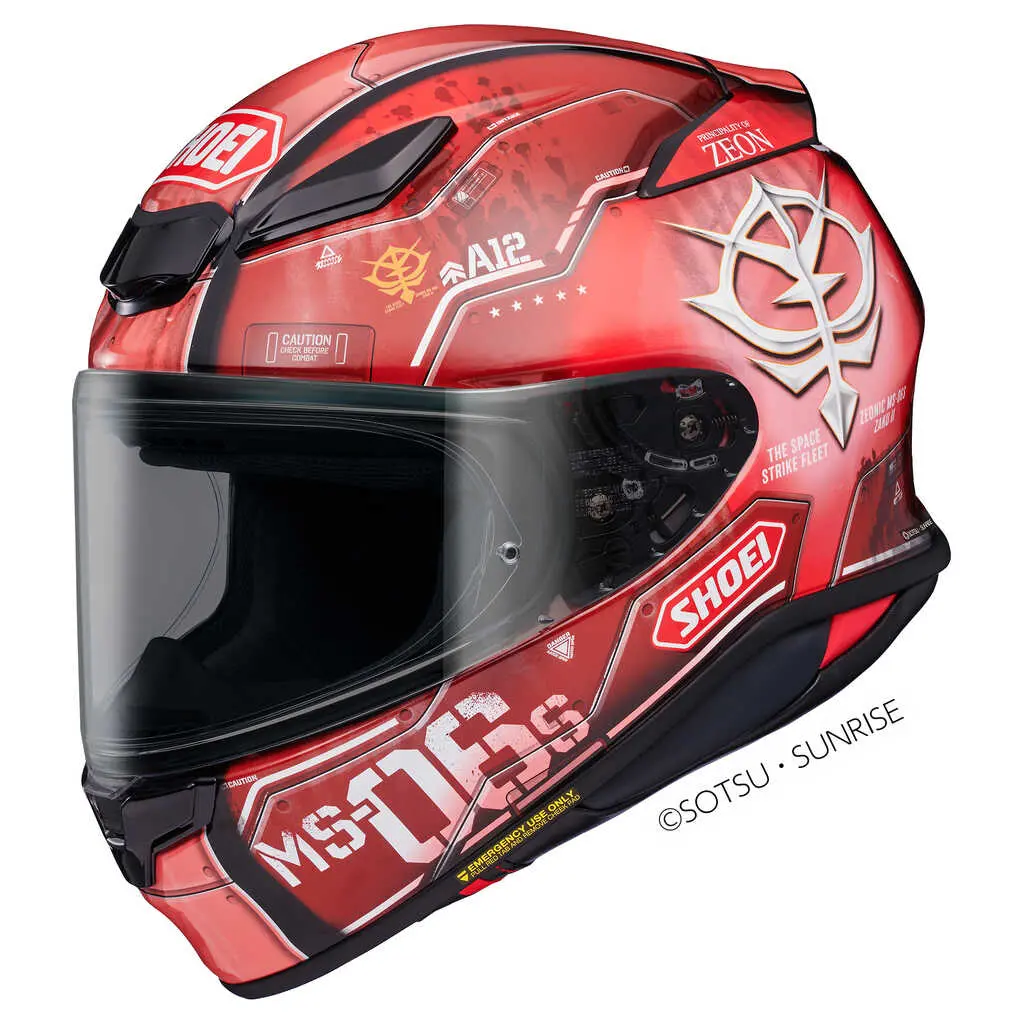 Shoei Nxr2 Ms-06S-6 Zaku Ii Helmet - Tc1 1