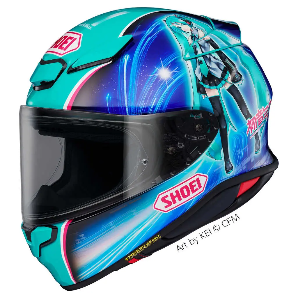 Shoei Nxr2 Hatsune Miku Helmet - Tc4 1