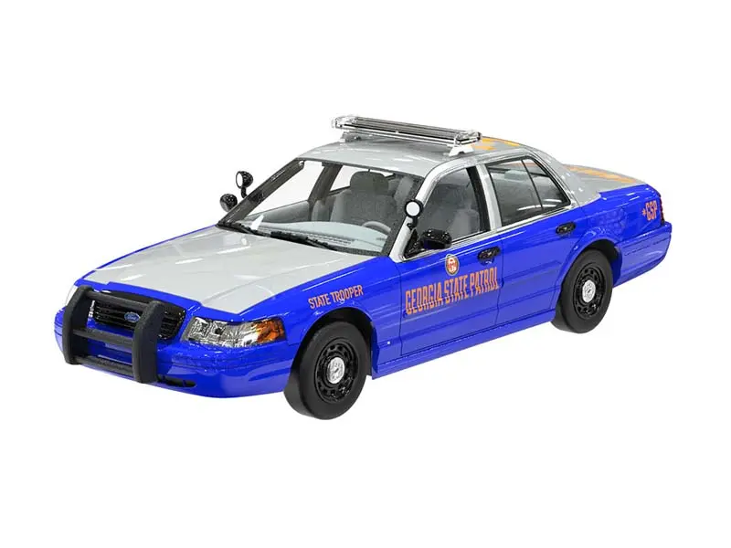 Pre-Order 2010 Ford Crown Victoria Police Interceptor – Georgia State Patrol (Hot Pursuit) Diecast 1:24 Scale Model - Greenlight 1131003 1