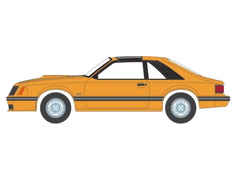 Pre-Order 1982 Ford Fox Mustang – Medium Vanilla (The Mustang Stampede Series 2) Diecast 1:64 Scale Model - Greenlight 125402C 1