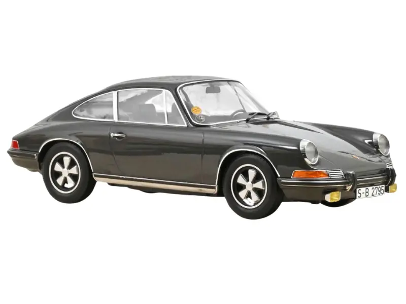 Pre-Order 1970 Porsche 911 S - Slate Grey Diecast 1:12 Scale Model - Norev 127513 1