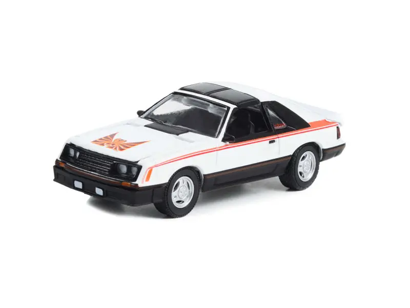 1981 Ford Mustang Cobra - Polar White (Gl Muscle Series 27) Diecast 1:64 Scale Model - Greenlight 13320D 1