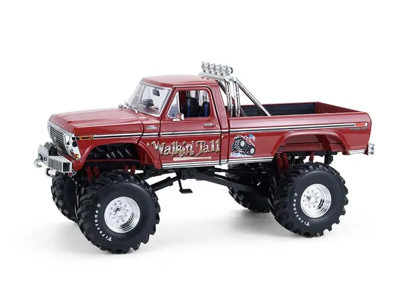 1979 Ford F-250 Monster Truck W/ 48-Inch Tires - Walking Tall Diecast 1:18 Scale Model - Greenlight 13606 1