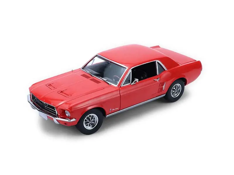 Pre-Order 1968 Ford Mustang Coupe West Coast Usa Special Edition Mustang – Flower Power Red Diecast 1:18 Scale Model - Greenlight 13707 1