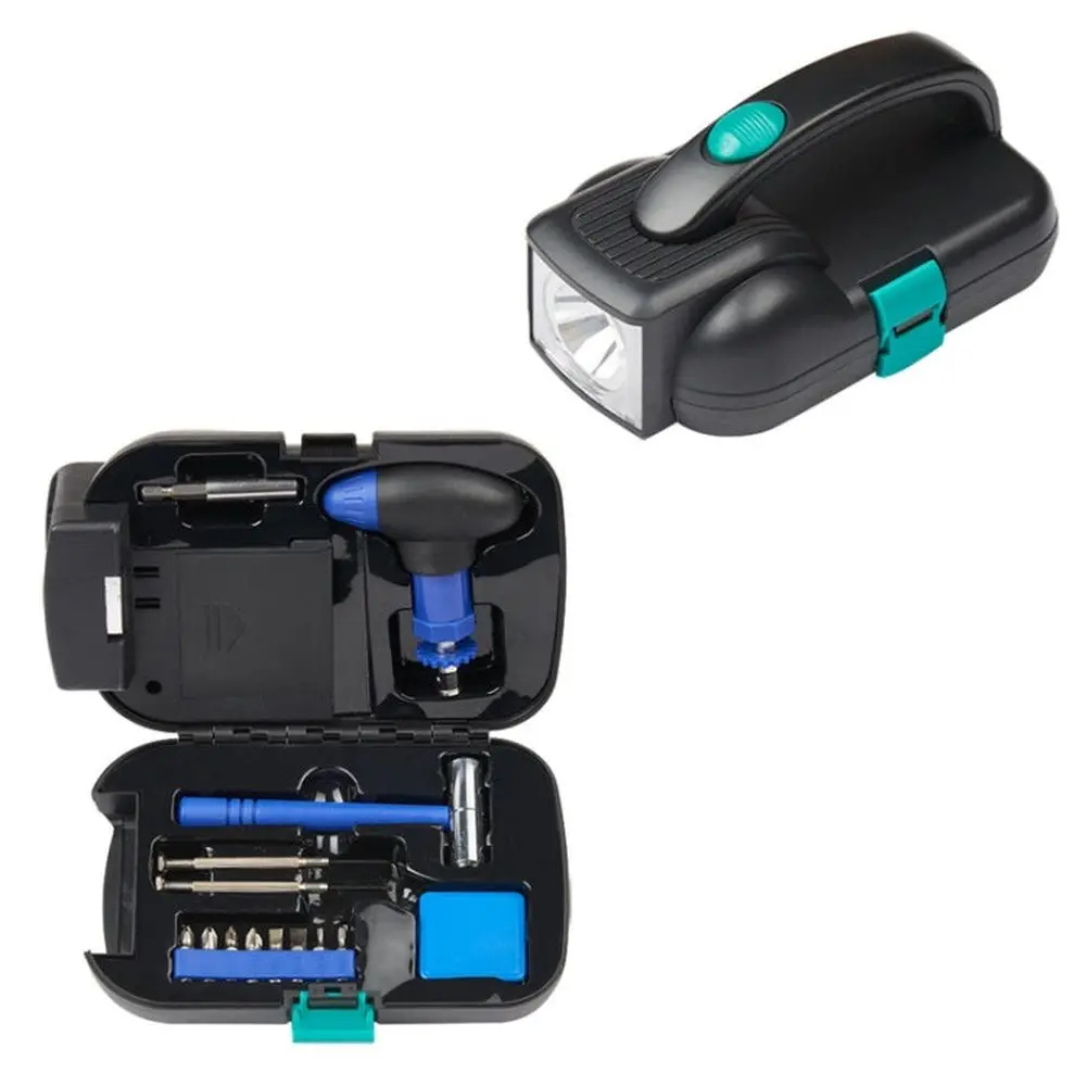 14 In 1 Flashlight Tool Kit Lighting Hardware Utility Set, 14 In 1 1