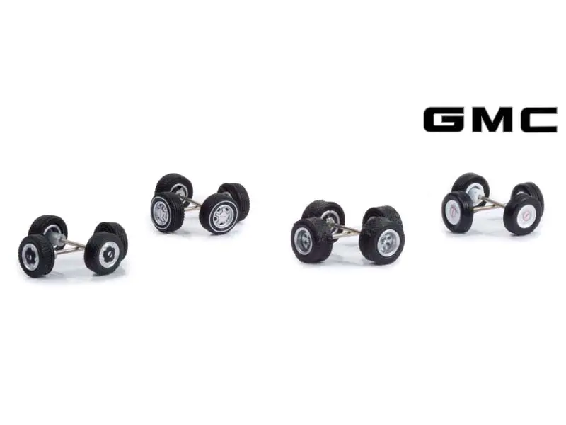 Auto Body Shop - Gmc Trucks (Wheel & Tire Packs Series 6) Diecast 1:64 Scale Model - Greenlight 16110A 1