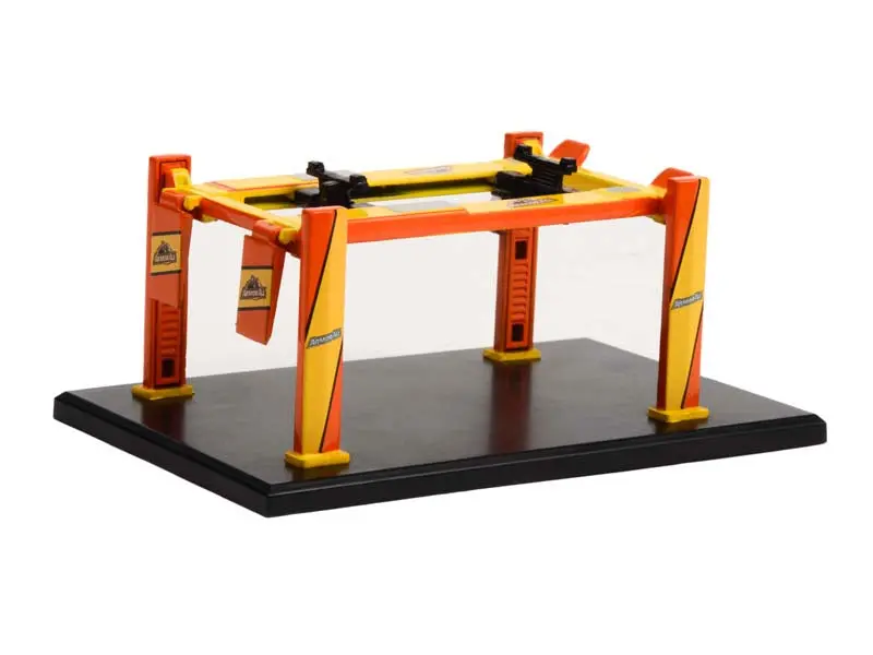 Auto Body Shop "Four-Post Lifts" Series 4 (Armor All) 1:64 Scale Model Accessories - Greenlight 16150A 1