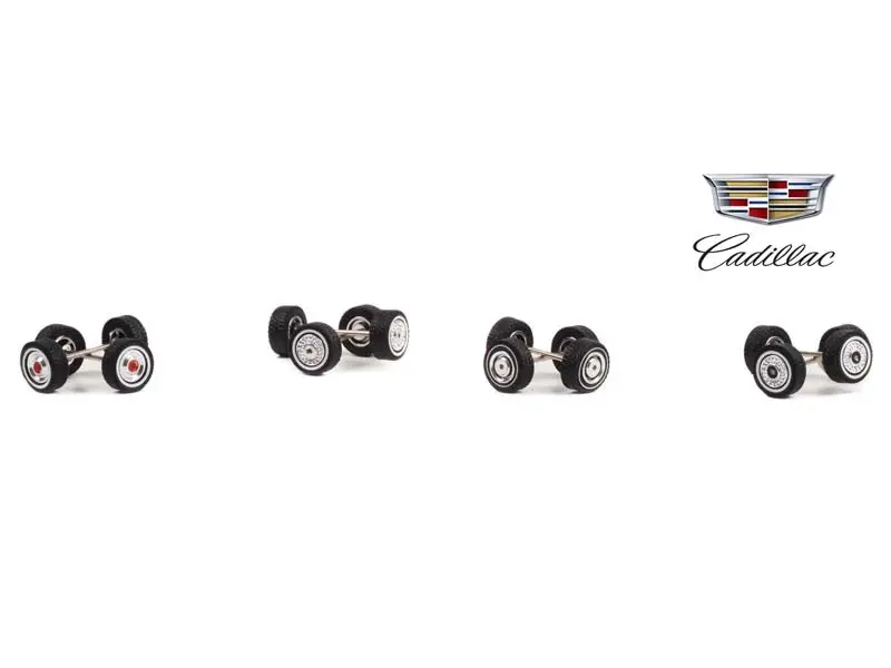 Auto Body Shop - Cadillac (Wheel & Tire Packs) Series 7 Diecast 1:64 Scale Model - Greenlight 16170B 1
