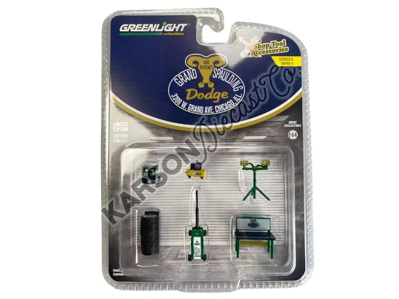 Chase Mr. Norm's Auto Body Shop - (Shop Tool Accessories Series 6) Diecast 1:64 Scale Models - Greenlight 16200B 1