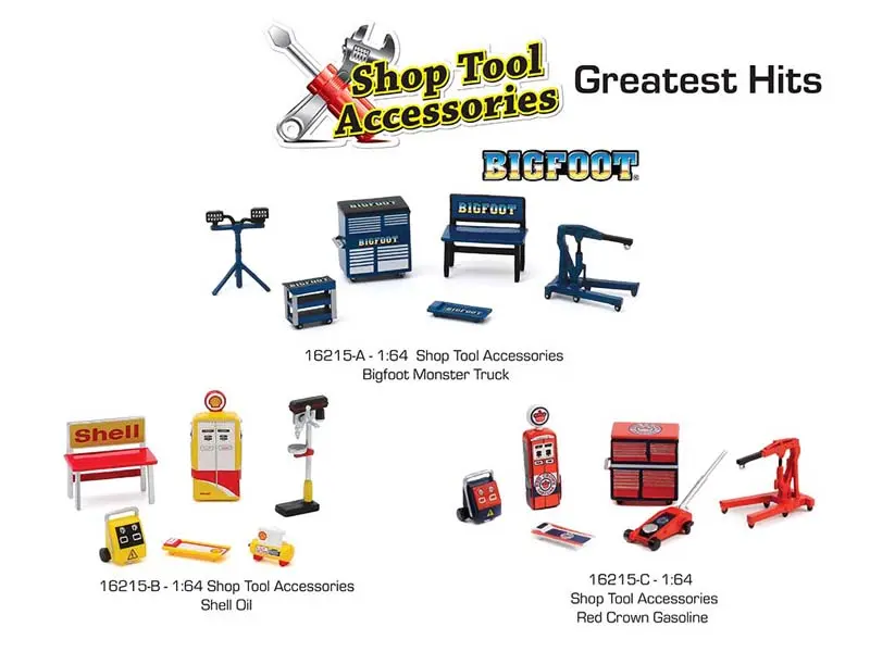 Auto Body Shop - Shop Tool Accessories – Greatest Hits Diecast 1:64 Scale Model - Greenlight 16215 1