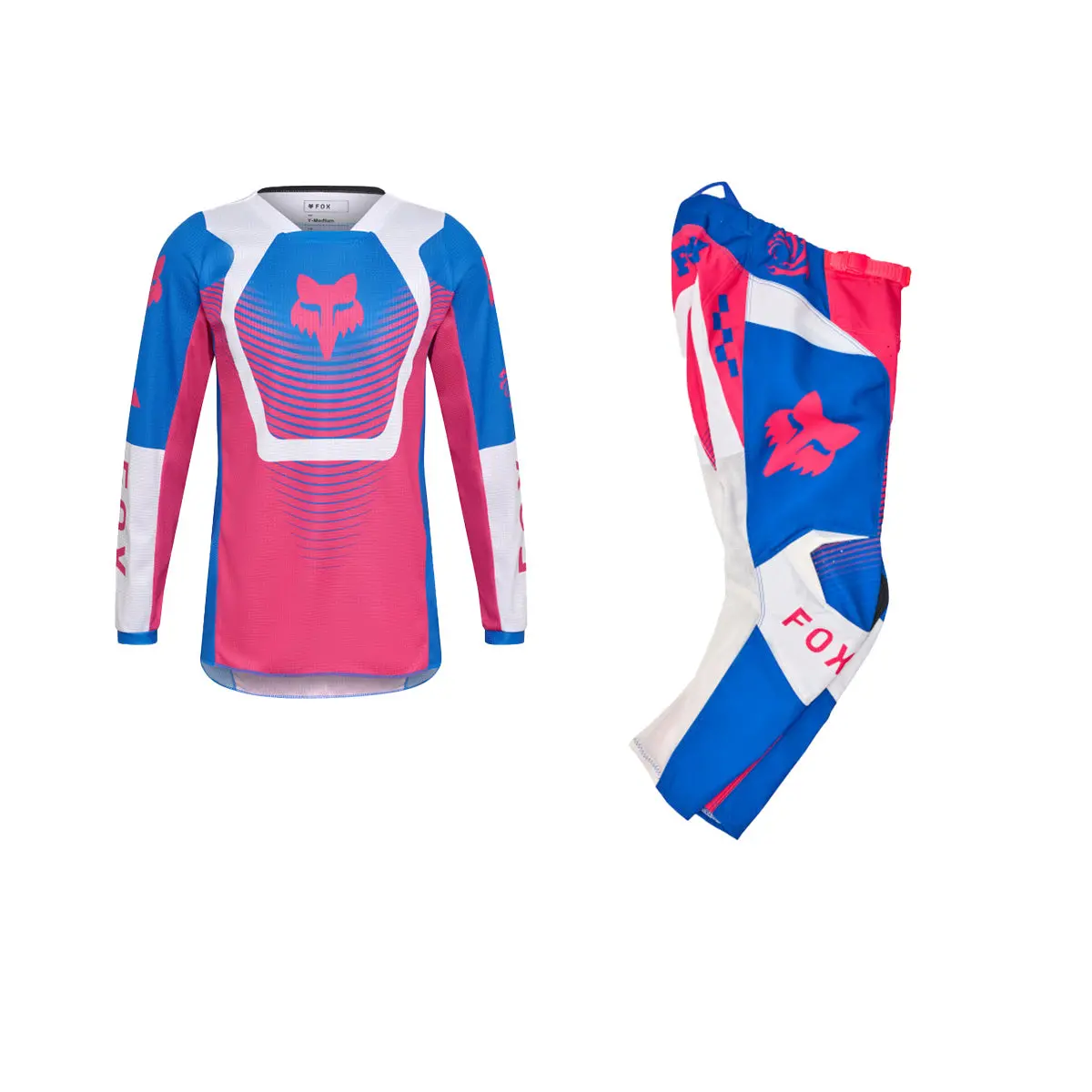 Fox 2026 Youth 180 Collect Gear Set - Blue/Pink 1