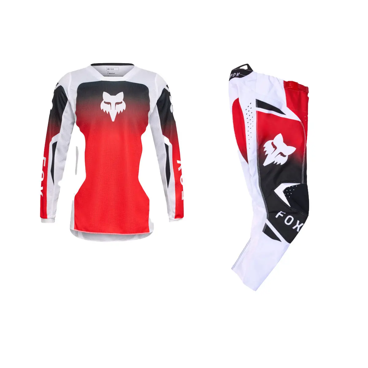 Fox 2026 Youth 180 Shield Gear Set - Flo Red 1