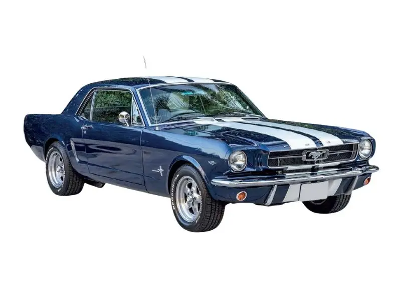 Pre-Order 1966 Ford Mustang Coupe Nightmist Blue Metallic Diecast 1:18 Scale Model - Norev 182805 1