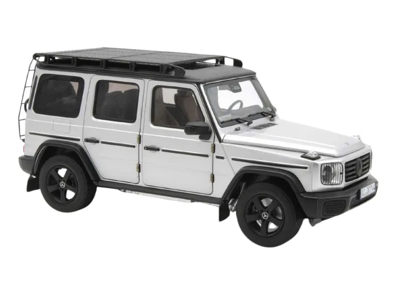 Pre-Order 2024 Mercedes-Benz G-Class - Iridium Silver Diecast 1:18 Scale Model - Norev 183030 1