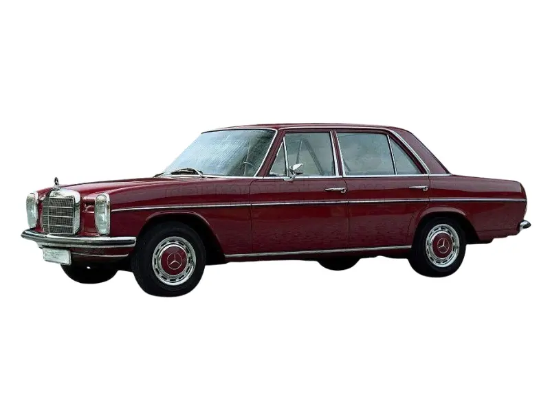 1968 Mercedes-Benz 200 Dark Red Brown Diecast 1:18 Scale Model - Norev 183778 1