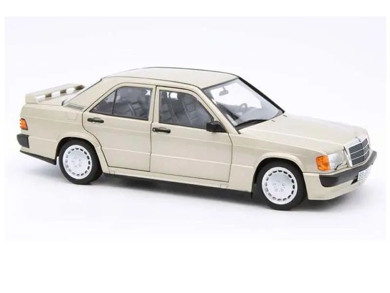 1984 Mercedes-Benz 190 E 2.3-16 Smoke Silver Metallic Diecast 1:18 Scale Model - Norev 183831 1