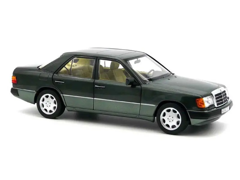 1990 Mercedes-Benz 230 E Night Green Metallic Diecast 1:18 Scale Model - Norev 183952 1