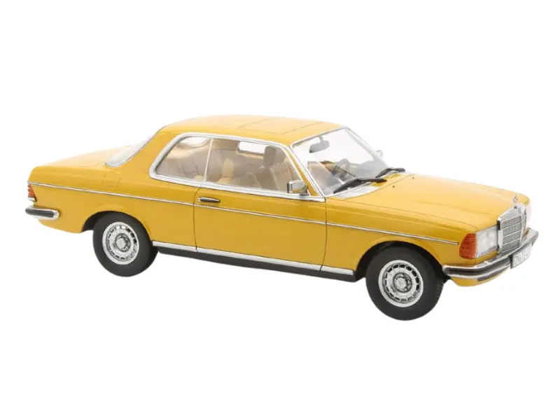 1980 Mercedes-Benz 280 Ce - Sahara Yellow Diecast 1:18 Scale Model - Norev 183985 1