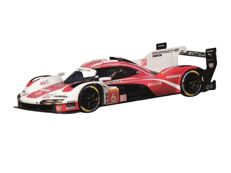 Pre-Order Porsche 963 Team Penske Wec Champions 24 Estre/Lotterer/Vanthoor Diecast 1:18 Scale Model - Norev 187162 1