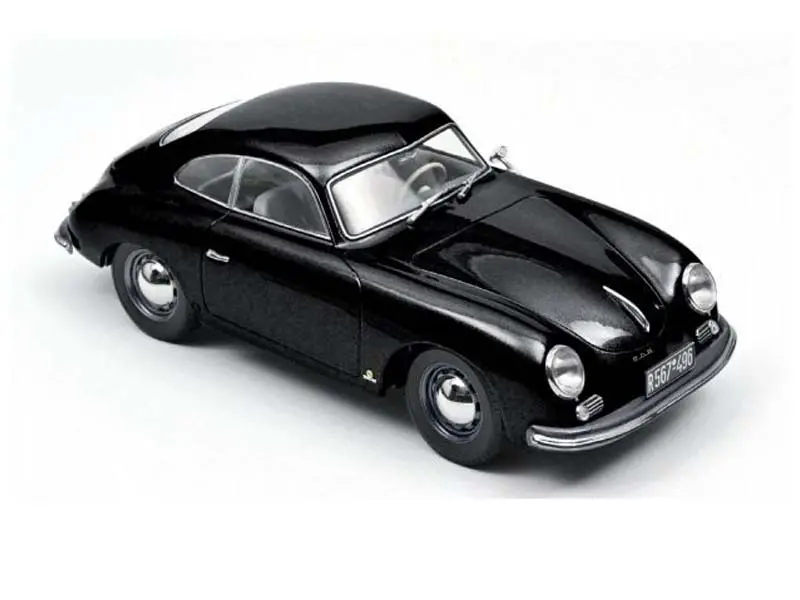 1952 Porsche 356 Coupé - Black Diecast 1:18 Scale Model - Norev 187451 1