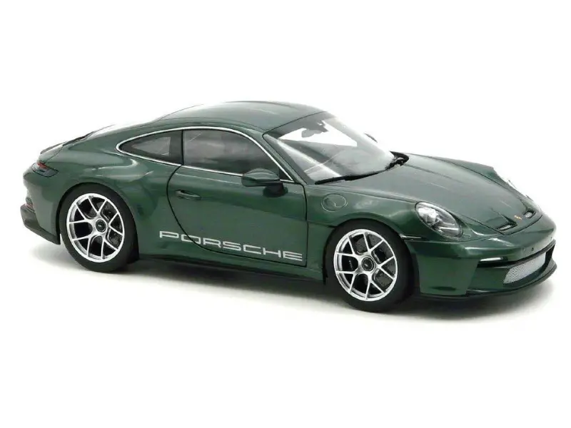 2023 Porsche 911 S/T - Malachite Green Metallic Diecast 1:18 Scale Model - Norev 187472 1