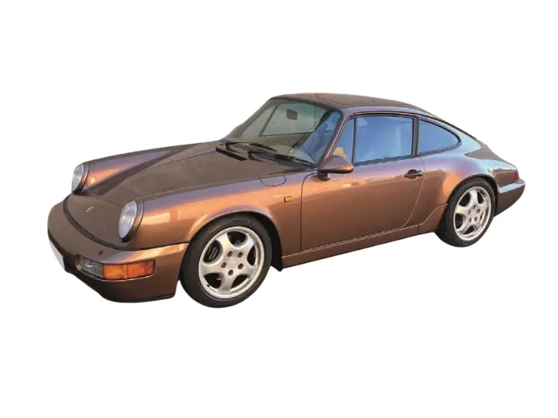 Pre-Order 1992 Porsche 911 Carrera 2 Cognac Brown Metallic Diecast 1:18 Scale Model - Norev 187482 1