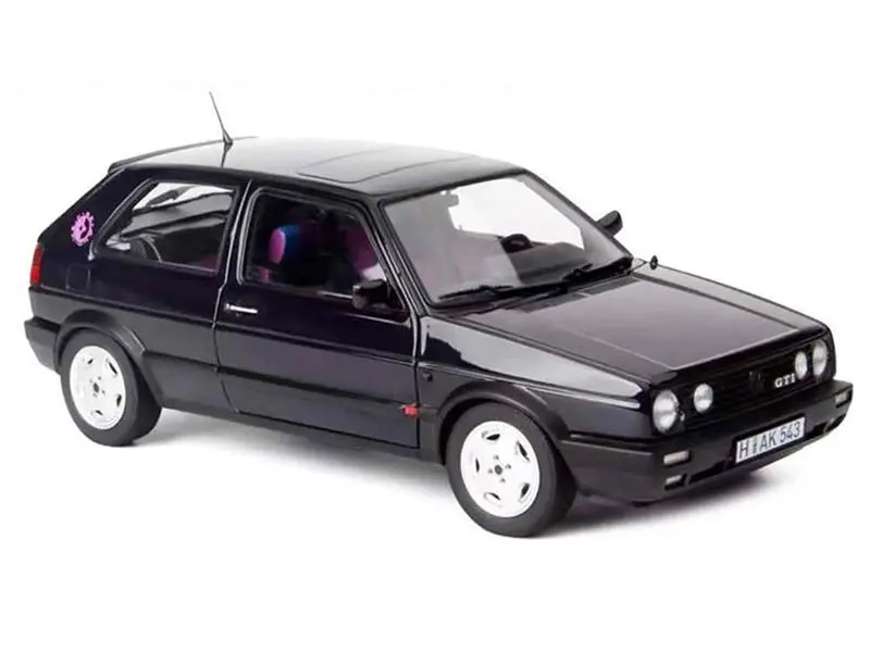 1991 Volkswagen Golf Gti Fire & Ice Purple Metallic - Diecast 1:18 Scale Model Car - Norev 188558 1