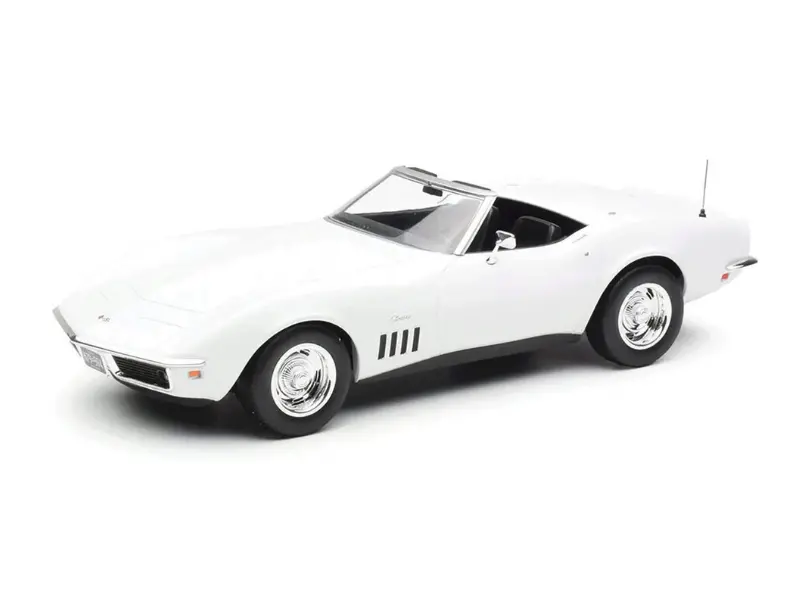 1969 Chevrolet Corvette Convertible - Can Am White Diecast 1:18 Scale Model - Norev 189038 1