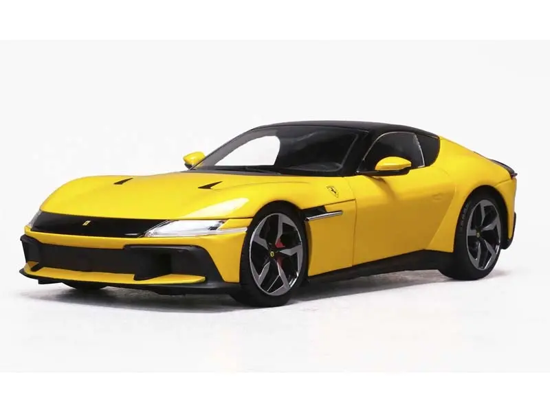 Pre-Order 2024 Ferrari 12Cilindri Giallo Modena Yellow Diecast 1:18 Scale Model - Polistil 18Fe02014 1