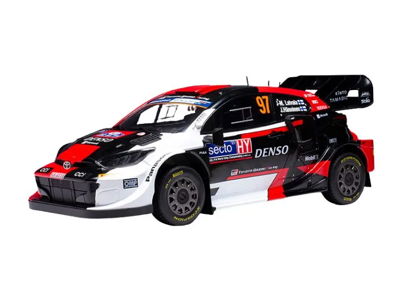 Toyota Gr Yaris Rally1 #97 J-M.Latvalla – J.Hänninen Rally Finland 2023 Diecast 1:18 Scale Model - Ixo 18Rmc174b2 1