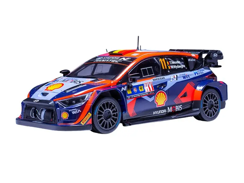 Hyundai I20 N Rally1 #11 T.Neuville – M.Wydaeghe Winner Central European Rally 2023 Diecast 1:18 Scale Model - Ixo 18Rmc19322 1