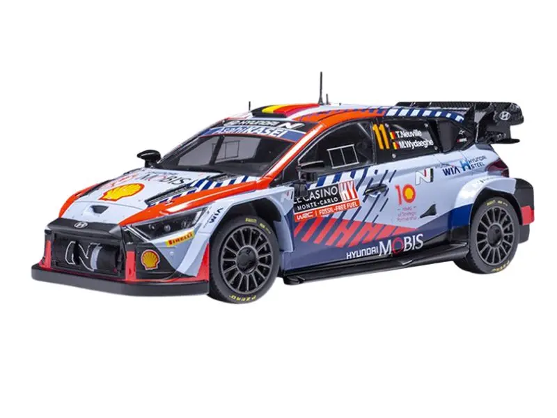 Hyundai I20 N Rally1 #11 T.Neuville – M.Wydaeghe Winner Rallye Monte-Carlo 2024 Diecast 1:18 Scale Model - Ixo 18Rmc19422 1