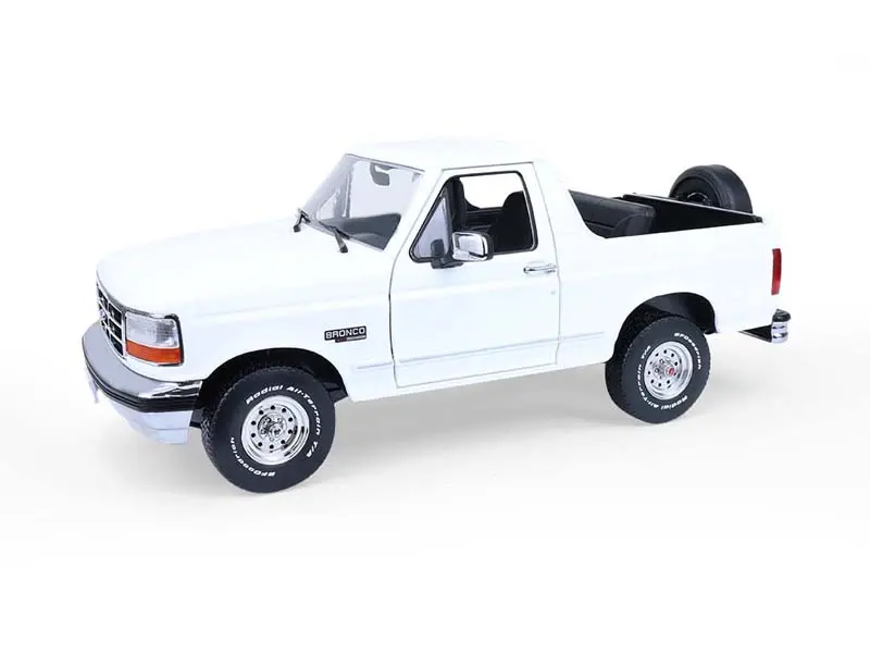 1993 Ford Bronco Xlt - Oxford White (Artisan Collection) Diecast 1:18 Scale Model - Greenlight 19086 1