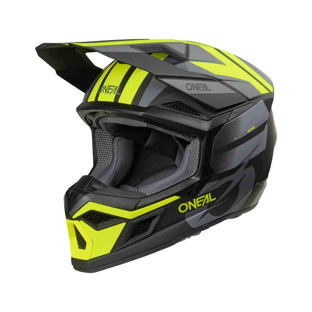 Oneal 2026 3Srs Ride Helmet - Black/Grey/Neon Yellow 1
