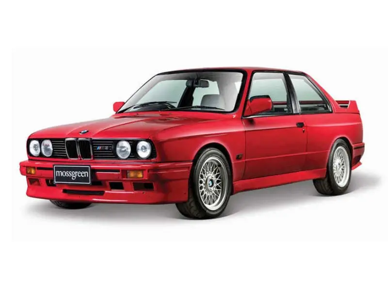 1988 Bmw 3 Series M3 (E30) - Red Diecast 1:24 Scale Model - Bburago 21100Rd 1