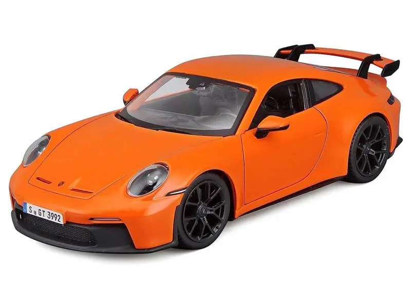 Porsche 911 Gt3 – Orange Diecast 1:24 Scale Model - Bburago 21104Or 1