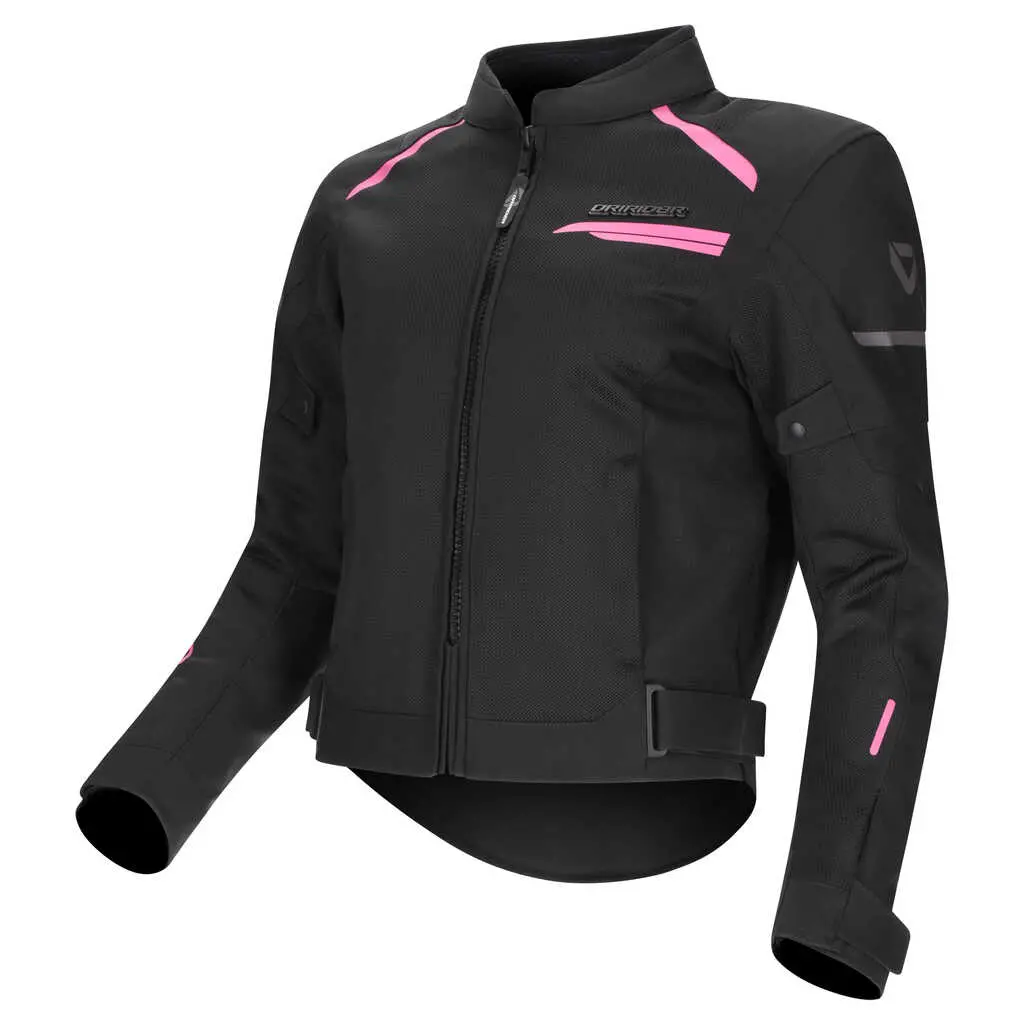 Dririder Air-Ride 6 Ladies Jacket - Black/Pink 1