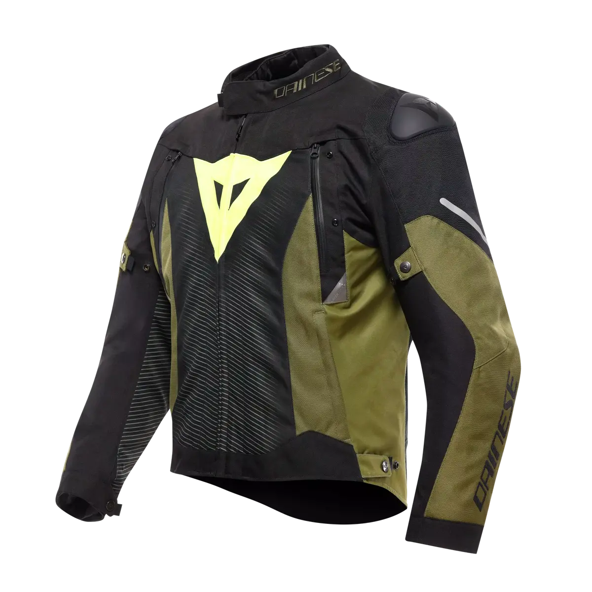 Dainese Super Sprint D-Dry Jacket - Black/Green/Fluo Yellow 1